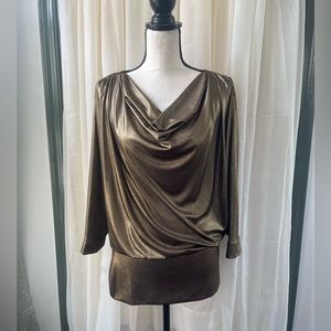 Peck & Peck Shimmery Gold Top